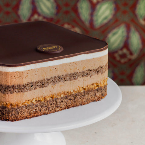 Hazelnut nougat cake
