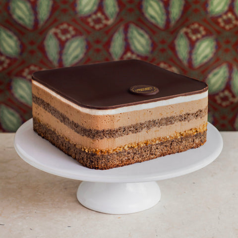 Hazelnut nougat cake