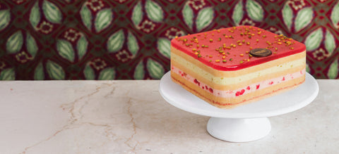 Erdbeer-Pistazien Torte